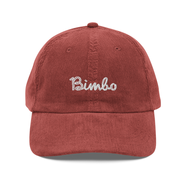 Vintage Corduroy Bimbo Cap